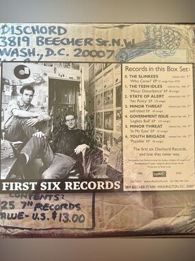 Records First Six Records Box Set - Black & Tan